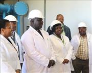 6 Executive Mayor, Motsheswa Sehanka, and delegation at the site